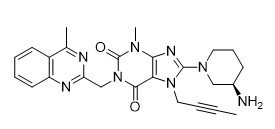 Pureté blanche 99% C25H28N8O2 de poudre de Linagliptin CAS No 668270-12-0