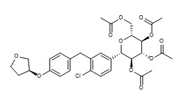 Poudre blanche C31H35ClO11 de la pureté 98% d'Acetoxy Empagliflozin CAS No 915095-99-7
