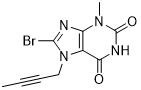 8-Bromo-7- (But-2-Ynyl) - 3-Methyl-1H-Purine-2,6 (3H, 7H) - Dione CAS No. 666816-98-4 blanc à la poudre blanche