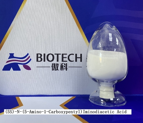 (5S) - poudre blanche acide CAS No de n (5-Amino-1-Carboxypentyl) Iminodiacetic 113231-05-3