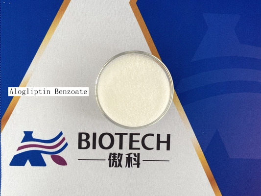 Alogliptin Benzoate CAS No 850649-62-6 Pureté 99% C25H27N5O4 Poudre cristalline blanche ou quasi-blanche