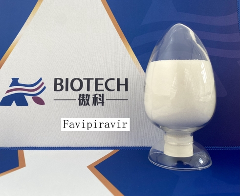 Pureté 99% de Favipiravir CAS 259793-96-9 jaune-clair à blanc comme la poudre cristalline C5H4FN3O2