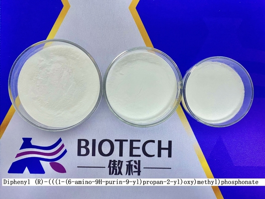 Diphényl (R) - ((((1-(6-Amino-9H-Purine-9-Yl) Propane-2-Yl) -O-méthyl) phosphonate CAS 342631-41-8 Pour une pureté TFA de 97%