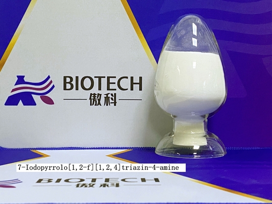 7-Iodopyrrolo [1,2-f] [1,2,4] triazin-4-amine CAS No 1770840-43-1 pour la pureté jaune 95% de poudre de Remdesivir