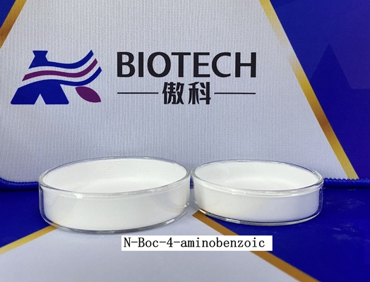 Boc 4 Abz OH CAS No 66493-39-8 pour la pureté blanche 98% de poudre d'acides aminés spéciaux