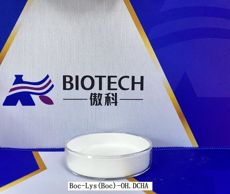 Boc-Lys (Boc) - OH.DCHA CAS No 15098-69-8 pour la pureté blanche 99% de poudre de dérivés d'acides aminés