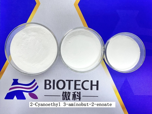 2 poudre blanche 98% de Cyanoethyl 3 Aminobut 2 Enoate CAS No 43107-08-0