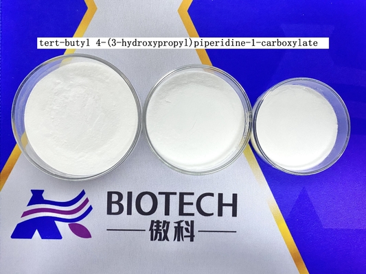 Composé hétérocyclique Tert-butyl 4- ((3-hydroxypropyl)-1-carboxylate 97% CAS 156185-63-6