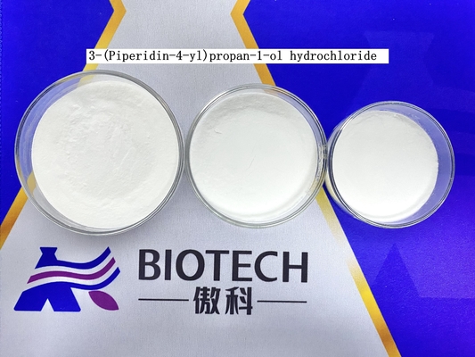 3- ((Piperidine-4-Yl) propane-1-ol hydrochlorure 97% n° CAS 155270-01-2 Poudre blanche