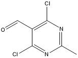 4,6-Dichloro-2-Méthylpyrimidine-5-Carbaldéhyde API Intermédiaires CAS 14160-91-9 C6H4Cl2N2O