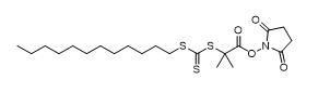 N-succinimidyl 2-(dodécylthiocarbonothioylthio)-2-méthylpropionate N° CAS 925232-64-0 C21H35NO4S3