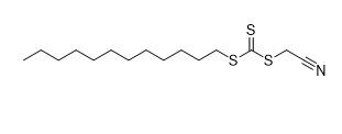 Chromatographie de chélate de métal Cyanomethyl Dodecyl Trithiocarbonate CAS No. 796045-97-1 C15H27NS3 97%