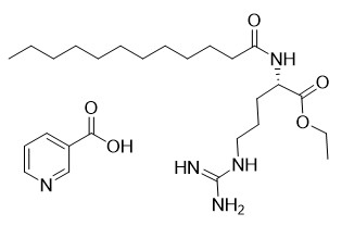 Additifs cosmétiques pour aliments sains N alpha lauroyl L arginine éthyle ester 3 picolinate
