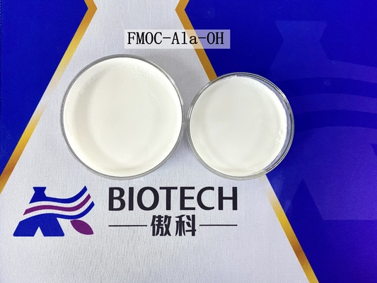 Dérivés d'acides aminés FMOC-Ala-OH CAS. 35661-39-3 Poudre blanche Pureté 98 % C18H17NO4