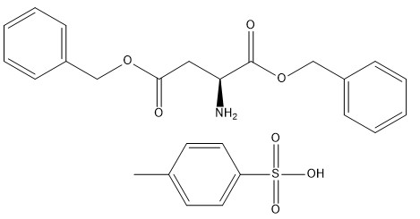 98% CAS 2886-33-1 H-Asp(OBzl)-OBzl·Tos Poudre brun pâle C25H27NO7S de dérivés d'acide aminé
