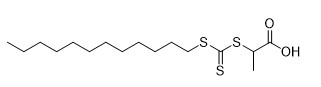 Réactif de RADEAU 2 (Dodecylthiocarbonothioylthio) Propanoic CAS No acide. 558484-21-2 C16H30O2S3 97%