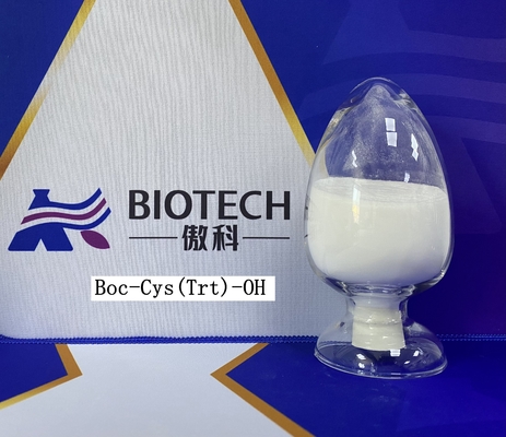 Dérivés CAS 21947-98-8 Boc-Cys (Trt) - poudre d'acide aminé de 98% de l'OH C27H29NO4S