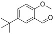 5-Tert-butyl-2-OMebenzaldehyde CAS no 85943-26-6 Poudre jaune ou substance huileuse 98% pour les intermédiaires du maropitan