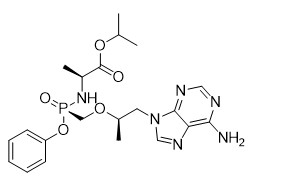 Intermédiaires Tenofovir Alafenamide CAS No d'api 379270-37-8 pour la TFA blanche à la pureté blanche cassée 99% de poudre