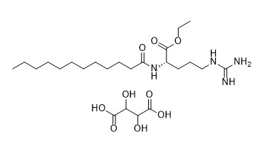 Tartrate sain C24H46N4O9 des additifs de COA N Alpha Lauroyl Arginine Ethyl Ester