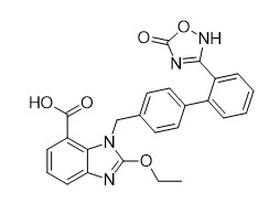CAS 147403-03-0 Azilsartan blanc aux intermédiaires cristallines blanches cassées d'api de la pureté 99% de poudre