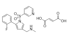 Fumarate CAS 1260141-27-2 de Vonoprazan de pureté de 99% blanc aux intermédiaires cristallines blanches cassées d'api de poudre