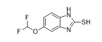 5-Difluoromethoxy-2-Mercapto-1H-Benzimidazol CAS No. 97963-62-7 intermédiaires cristallines blanches ou blanches d'api de poudre