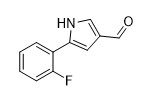5 (2-Fluorophenyl) - jaune de 1H-Pyrrole-3-Carboxaldehyde CAS 881674-56-2 Brown à la poudre blanche