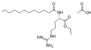 Acétate CAS de N Alpha Lauroyl Arginine Ethyl Ester 92071-96-0 additifs sains