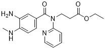 N éthylique [benzoyle 3-amino-4- (methylamino)] - N-pyridin-2-yl-beta-alaninate CAS No .212322-56-0 blanc à la poudre jaune-clair
