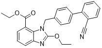 Benzimidazole d'Ethyl-2-Ethoxy-1- [[(2' - Cyanobiphenyl-4-Yl) Méthyle]] - 7-Carboxylate CAS 139481-41-7
