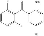 (2-Amino-5-Chlorophenyl) (2,6-Difluorophenyl) composé hétérocyclique CAS 28910-83-0 de Methanone