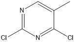 2,4-Dichloro-5-Methylpyrimidine API Intermédiaires CAS 1780-31-0 Pureté 98% C5H4Cl2N2