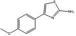 4- ((4-O-méthyl-phényle)-1,3-thiazol-2-amine CAS n° 2104-04-3 Purification 98% en poudre jaune