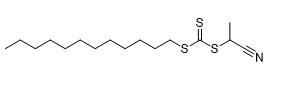 Chromatographie de chélate de métal 1-cyanoethyl dodecyl carbonotrithioate N° CAS 1186022-27-4 C16H29NS3 Pureté 95%