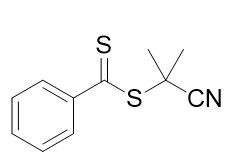Benzodithioate de 2-cyanopropane-2-yle N° CAS 201611-85-0 C11H11NS2 Poudre rouge-brun violacé 97 %