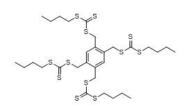 C,​C',​C'',​C''''-​[1,​2,​4,​5-​Benzènetétrayltétrak​is(méthylène)​] tétrakis(C-​butyl carbonotrithioate)