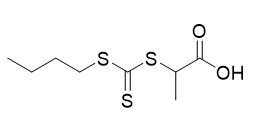 Acide 2-(((butylthio)carbonothioyl)thio)propanoïque N° CAS 480436-46-2 C8H14O2S3 Poudre jaune