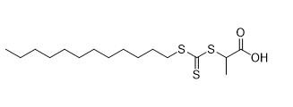 Chromatographie sur chélate de métal 2-(dodécylthiocarbonothioylthio) acide propanoïque n° CAS 558484-21-2 C16H30O2S3 97 %