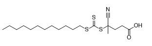 Acide 4-cyano-4-dodécylsulfanylcarbothioylsulfanylpentanoïque N° CAS 870196-80-8 C19H33NO2S3 Solide blanc cassé à jaune
