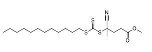 4-Cyano-4-[(dodécylsulfanylthiocarbonyl)sulfanyl]pentanoate de méthyle N° CAS 870532-87-9 C20H35NO2S3 Liquide jaune