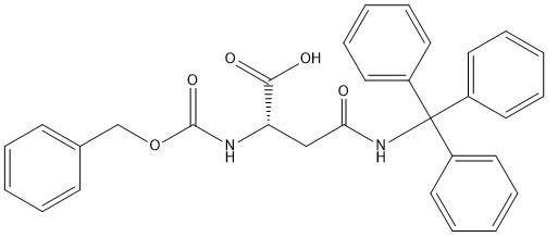 Z-Asn(Trt)-OH Dérivés d'acides aminés N° CAS 132388-57-9 Pureté 98% C31H28N2O5
