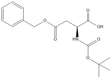 Boc-Asp(OBzl)-OH Dérivés d'acides aminés CAS 7536-58-5 Pureté 98% C16H21NO6 Poudre