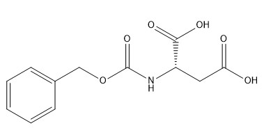 CAS 1152-61-0 N-carbobenzyloxy-L-acide aspartique 98% dérivés d'acides aminés C12H13NO6