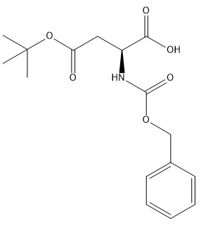 Pureté 98% CAS No. 5545-52-8 Z-Asp(OtBu)-OH C16H21NO6 Dérivés d'acides aminés