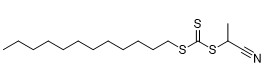 Pureté 95% du réactif C16H29NS3 de RADEAU 1 carbonotrithioate dodécylique CAS No de cyanoethyl. 1186022-27-4