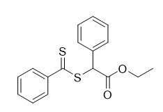 1-Ethoxycarbonyl-1-phenylmethyl Benzodithioate CAS No. 1150308-13-6 poudre C17H16O2S2 rouge rouge-clair