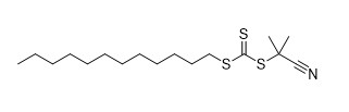 Propane CAS No du réactif 2-Cyano-2- de RADEAU [sulfanyl (de dodecylsulfanylthiocarbonyl)]. 870196-83-1 solide C17H31NS3 jaune