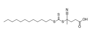 4-Cyano-4-dodecylsulfanylcarbothioylsulfanylpentanoic CAS No acide. 870196-80-8 C19H33NO2S3 blanc pour jaunir le solide