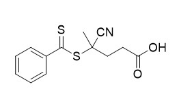 poudre jaune rouge du pourpre C13H13NO2S2 de CAS 201611-92-9 d'acide de 4-Cyano-4- (Phenylcarbonothioylthio) Pentanoic